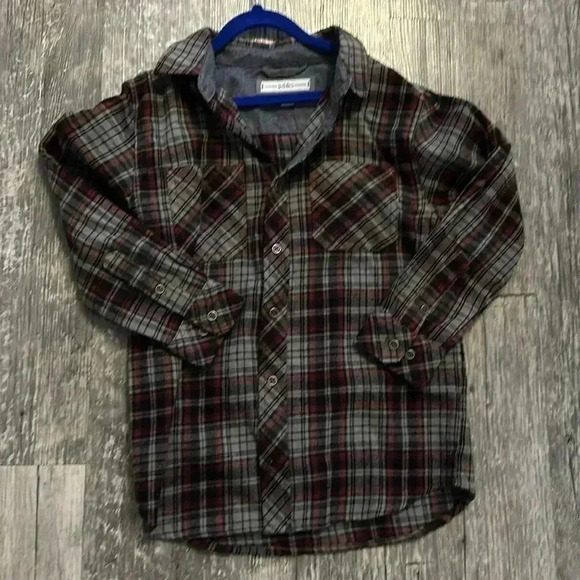 PD & Co boys flannel shirt size 8 100% cotton - Picture 2 of 7